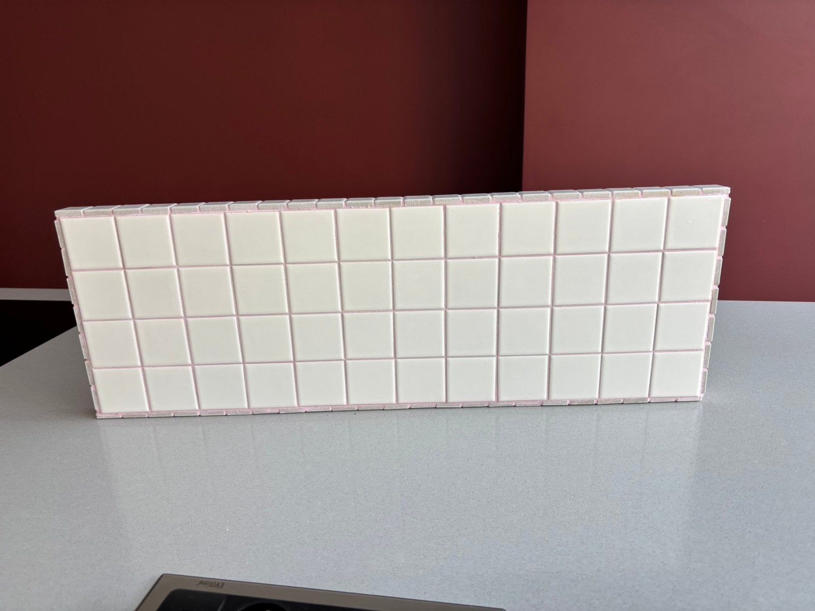 Betegelde plank mozaiek decoratieplank handgemaakt, Ophalen, Nieuw, Overige typen, Handgemaakt