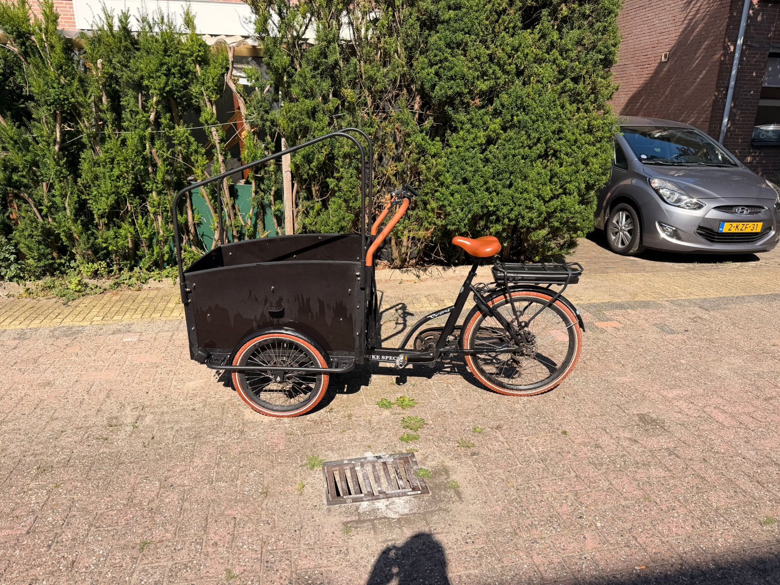 Troy Bikes elektrische 3-wiel bakfiets – 4 zitplaatsen, Ophalen, Zo goed als nieuw, 4 kinderen of meer