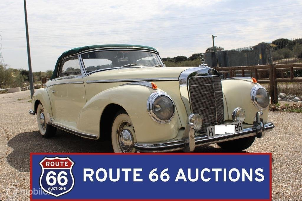Mercedes-Benz 300 S | 1952 | Route 66 Auctions, Auto's, Overige carrosserieën, Zwart, Mercedes-Benz, Bedrijf