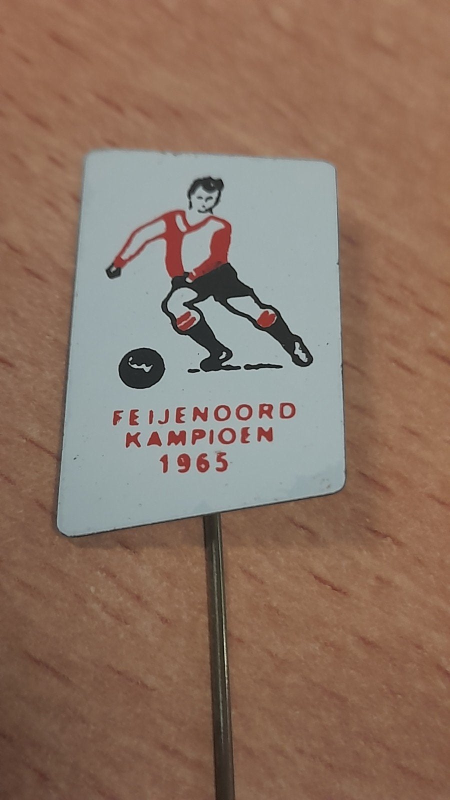 Feyenoord Kampioen 1965 Speldje, Verzenden, Gebruikt, Feyenoord, Overige typen