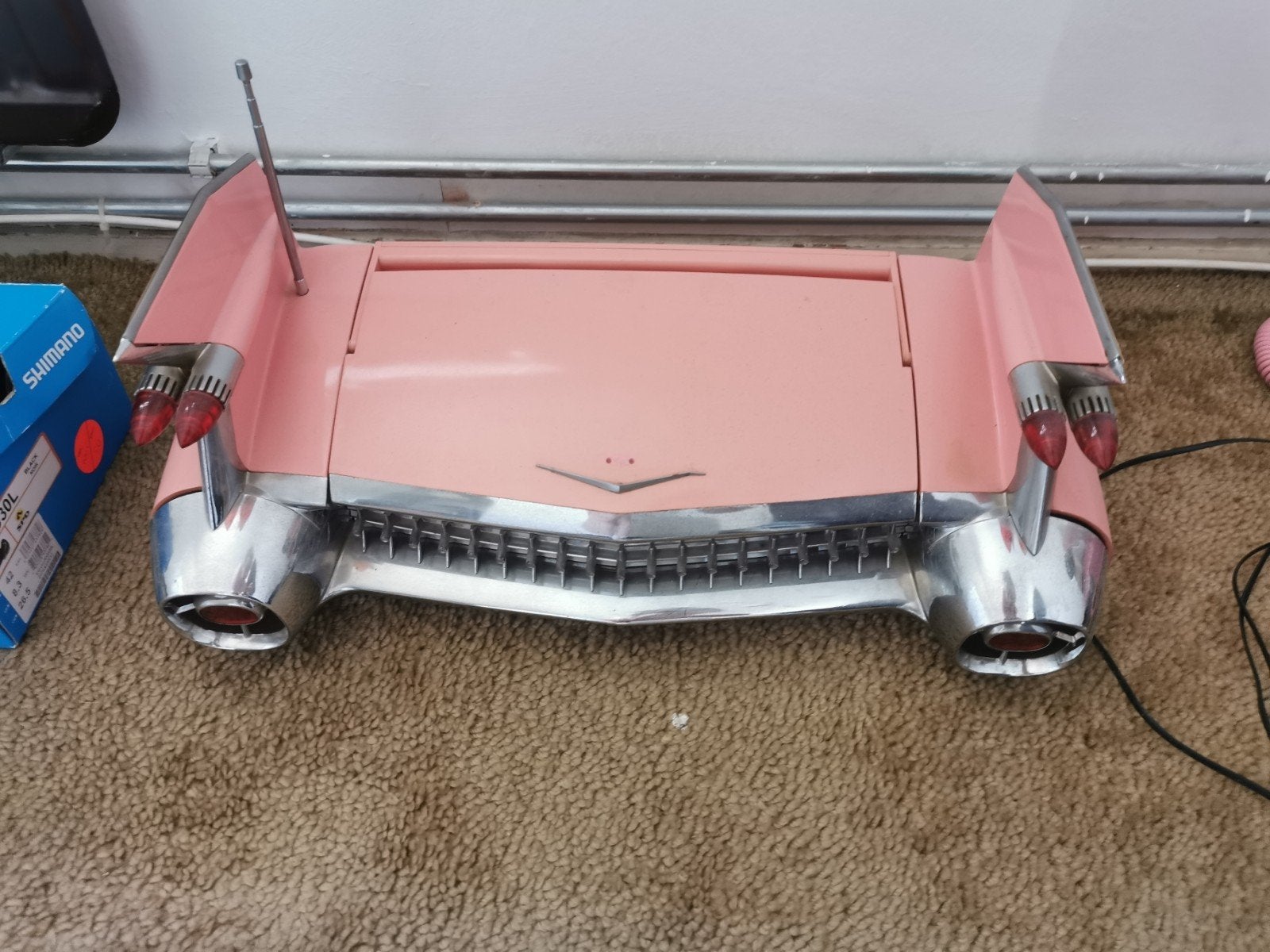 Roze Cadillac Cassette Speler Radio Retro, Ophalen of Verzenden