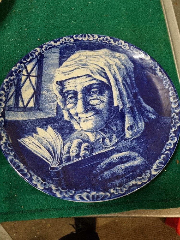 bord boch feres delfts blauw, Ophalen of Verzenden
