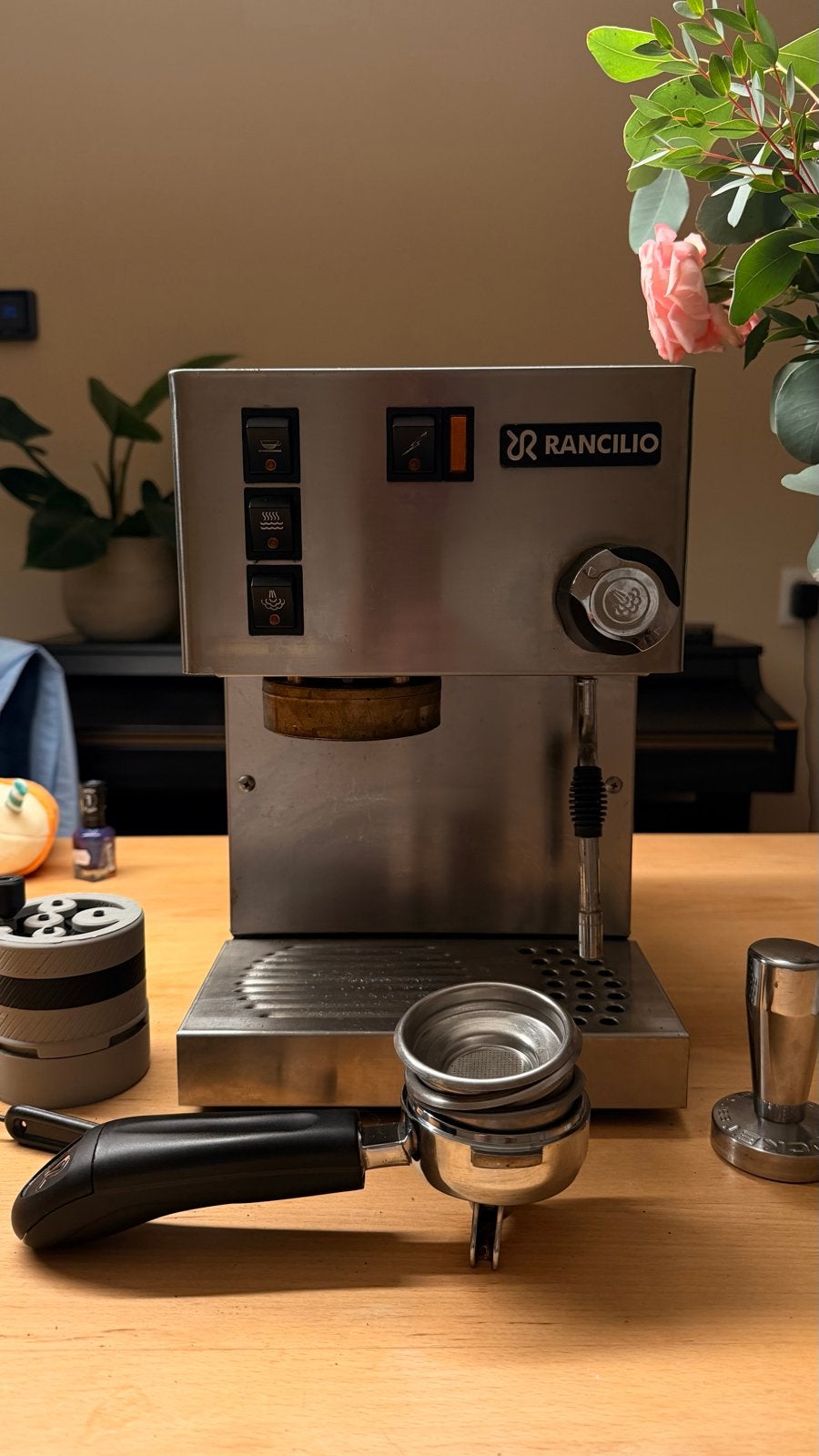 Rancilio Silvia, Gebruikt, Espresso apparaat, Gemalen koffie, Ophalen