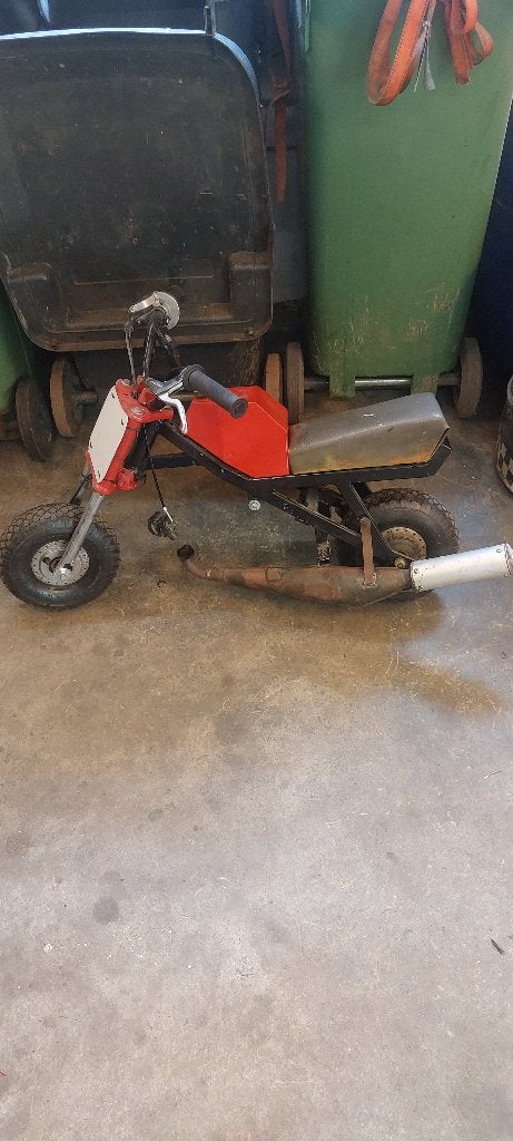 Mini bike voor puch blokje, Fietsen en Brommers, Minibikes, Midibikes en Pitbikes, Ophalen, Gebruikt, Trommelrem, Overige typen