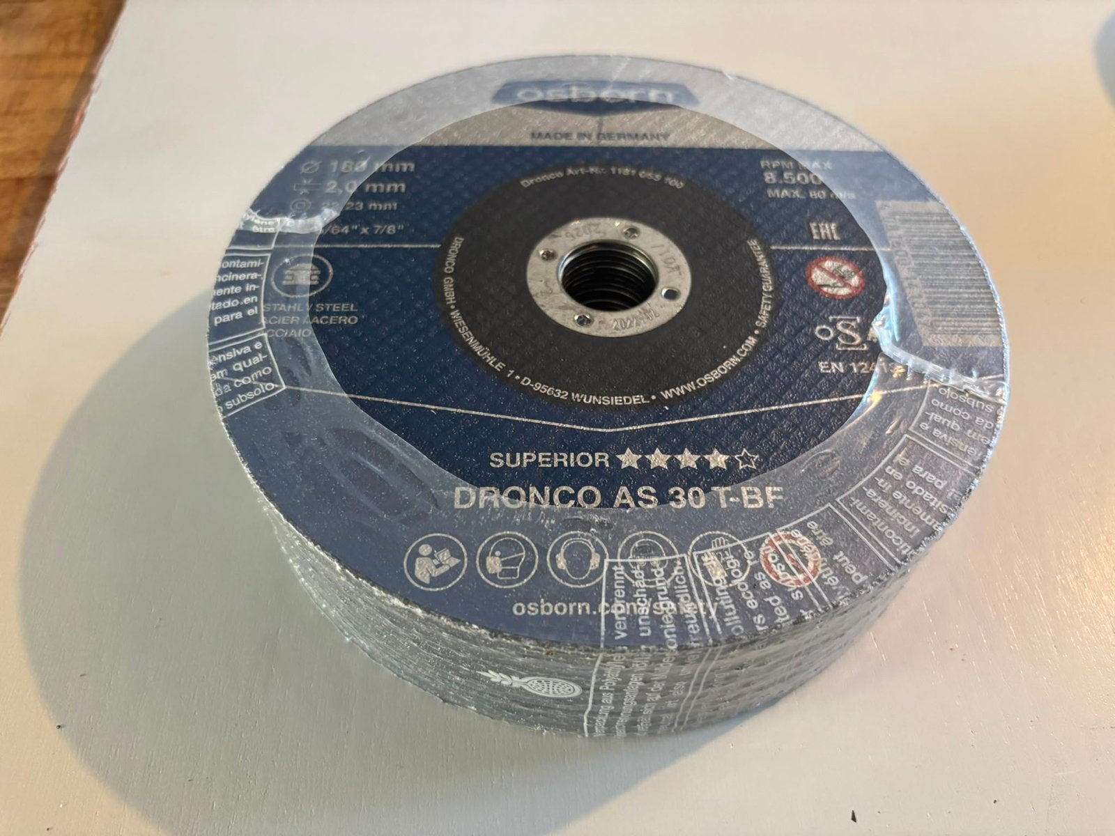 25x Osborn Dronco slijpschijven 180mm metaal, Ophalen of Verzenden, Zo goed als nieuw, Overige typen