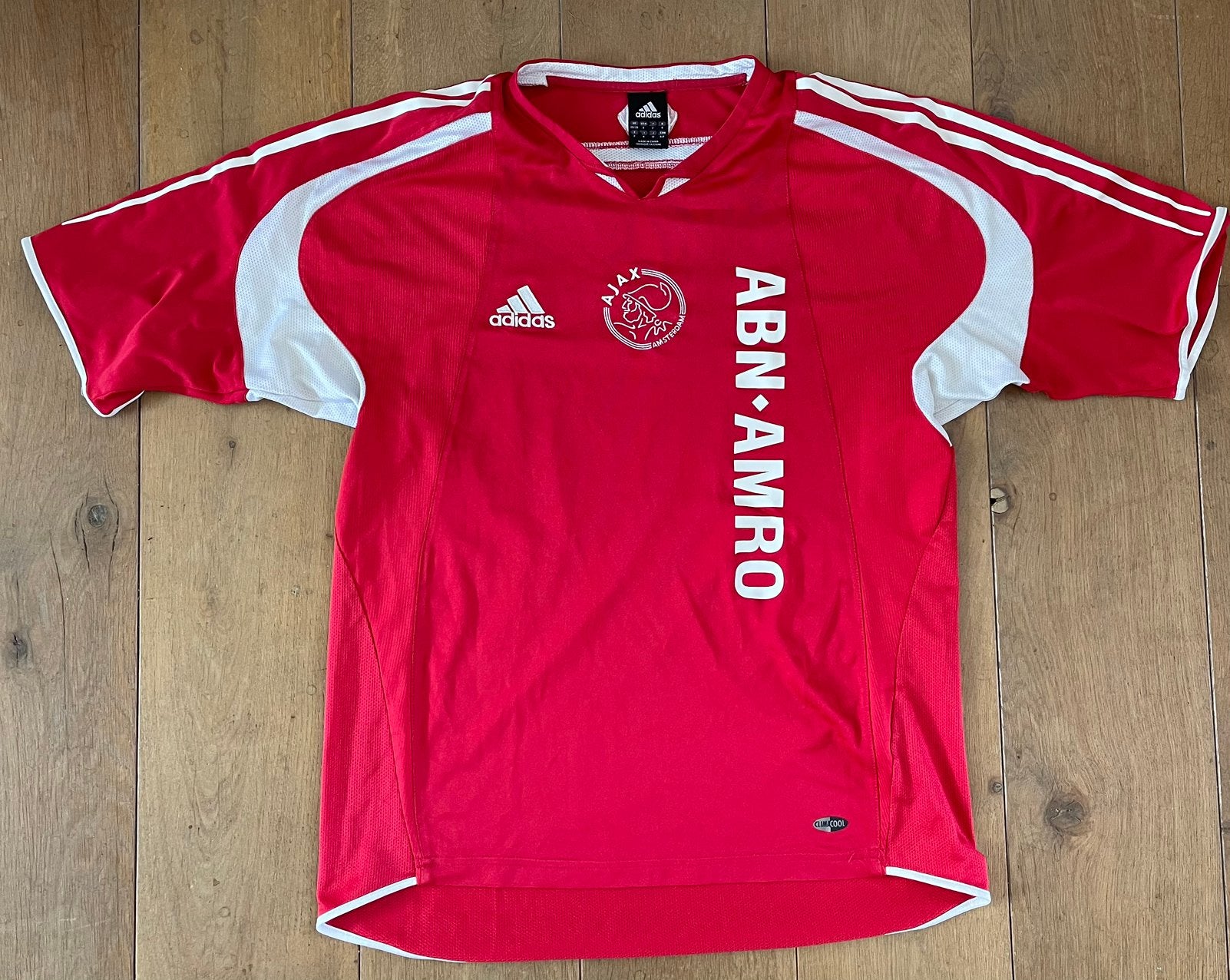 Origineel Ajax Trainingsshirt 2004/2005 - Adidas - Maat S, Ophalen of Verzenden, Zo goed als nieuw, Ajax, Shirt