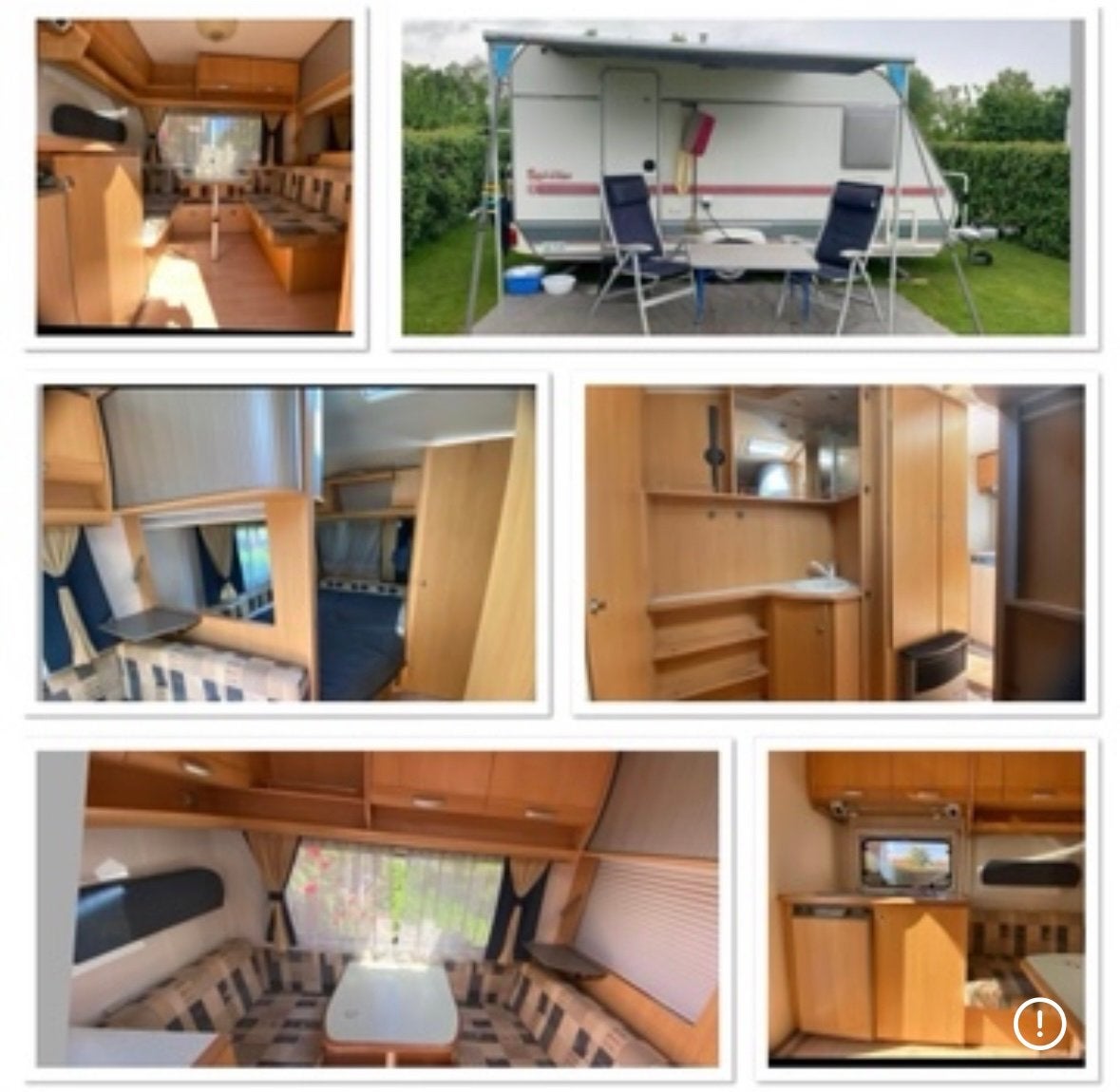 Beyerland sprinter light 406 b. 2004. Dubbele mover, Caravans en Kamperen, Caravans, Treinzit, 750 - 1000 kg, Particulier, Vast bed