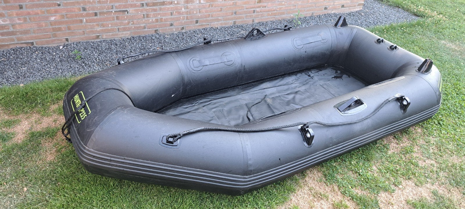 vis roei karperboot hunter sp 235 (electromotor), Ophalen, Opblaasbaar, Overige typen, Twee personen