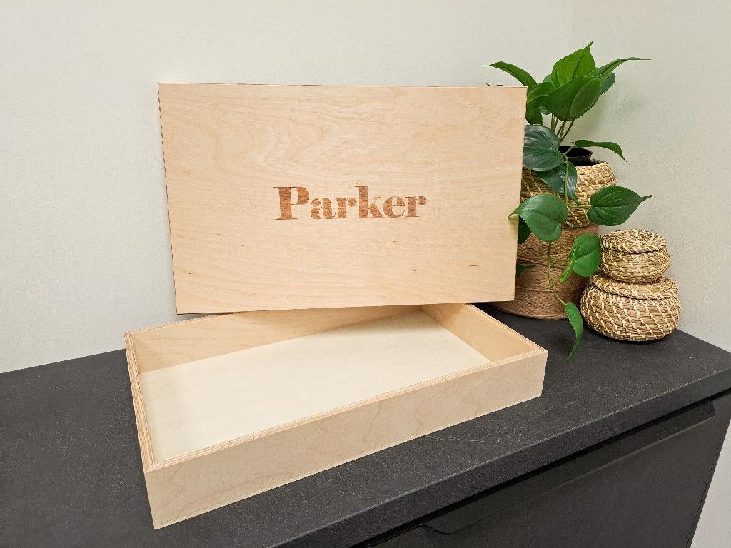Houten Speelbak – Sensorisch Spel | Optioneel met Naam, Kinderen en Baby's, Speelgoed | Educatief en Creatief, Nieuw, Knutselen