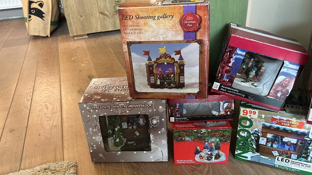 Kersthuisjes te koop, Ophalen, Gebruikt