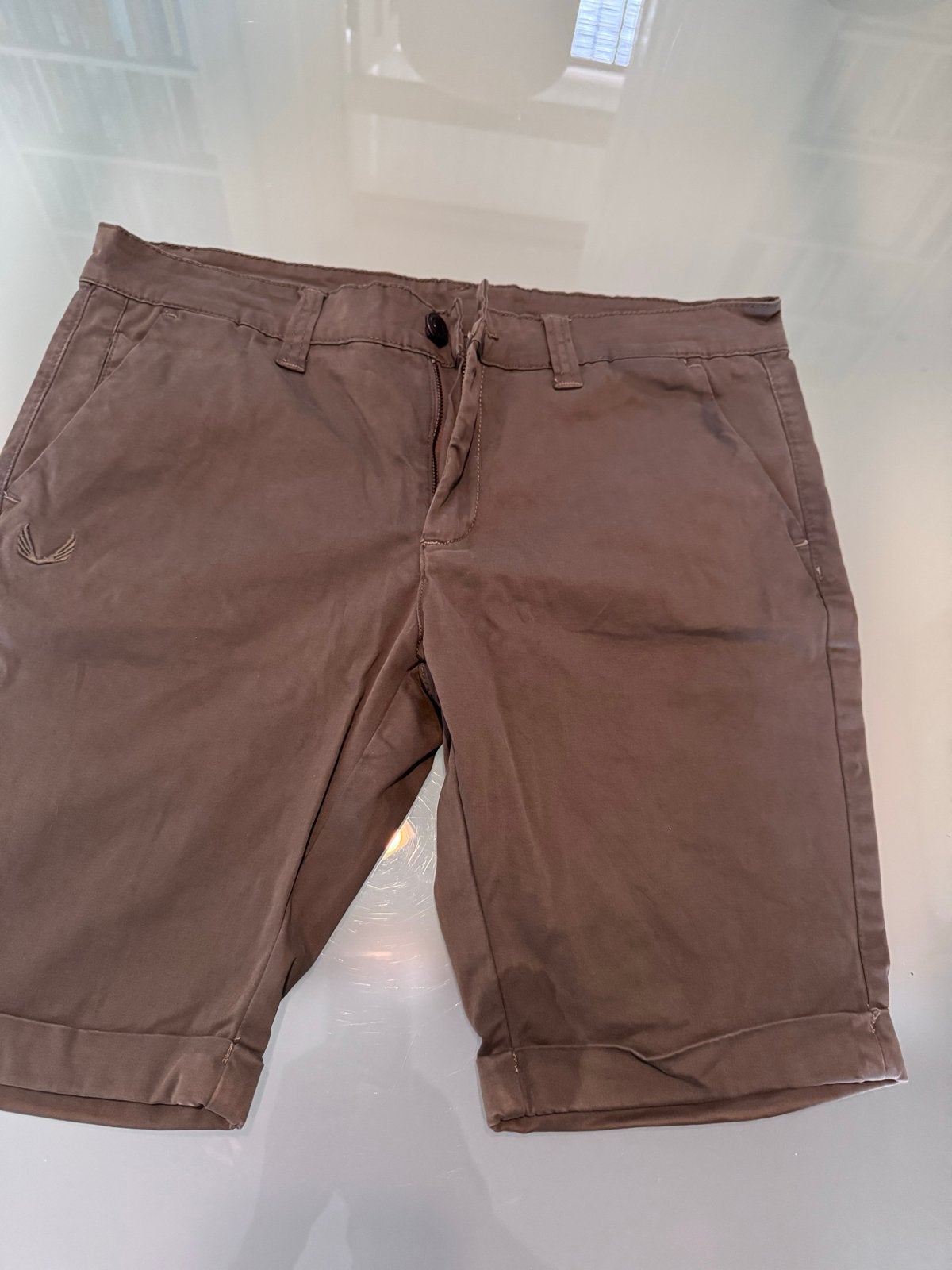 ZUMO Palm Spring Shorts - Maat 34 (M), Kleding | Heren, Ophalen of Verzenden, Gedragen, Maat 48/50 (M), Bruin