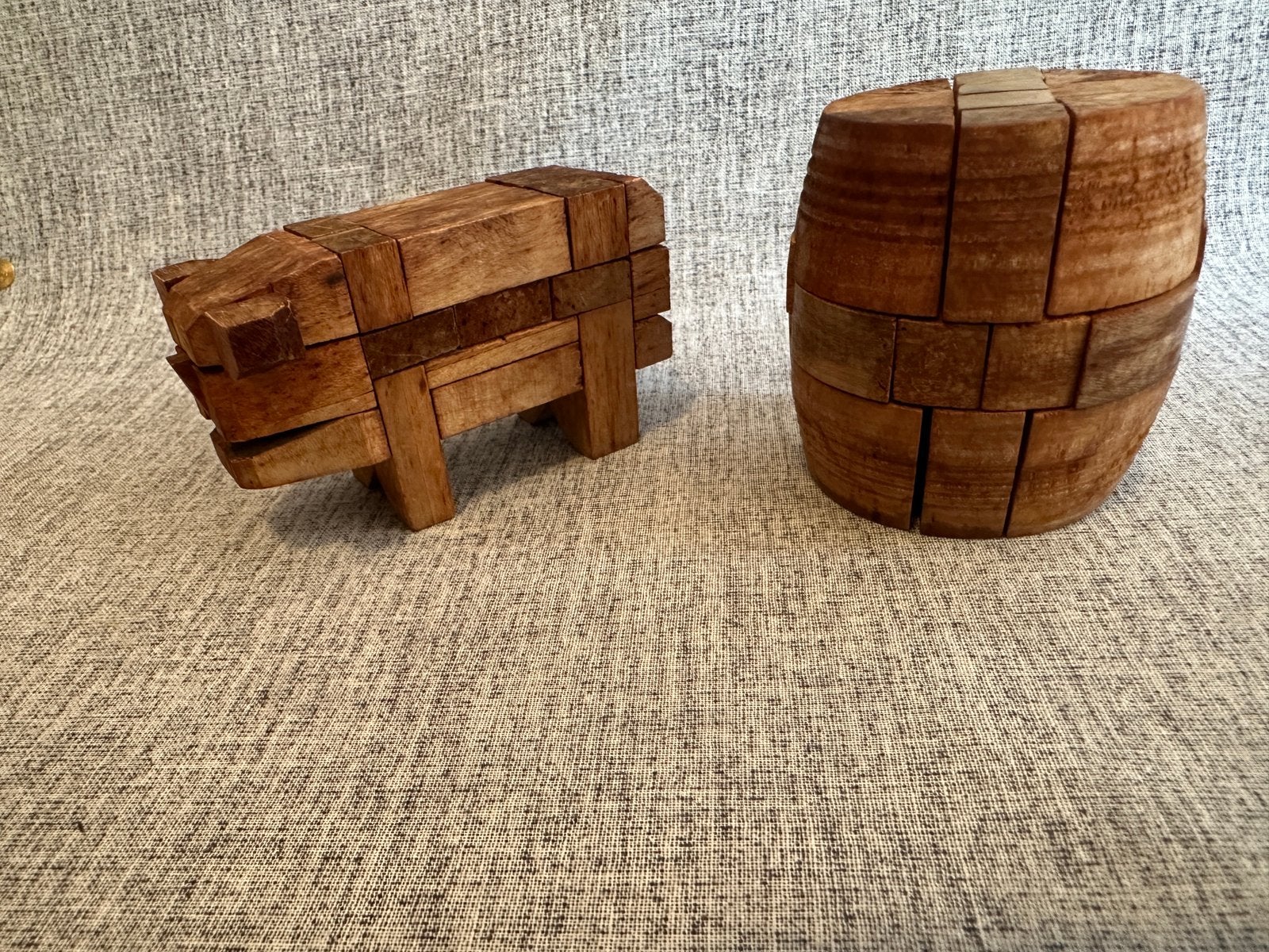 Set houtenpuzzels, Ophalen of Verzenden, Gebruikt
