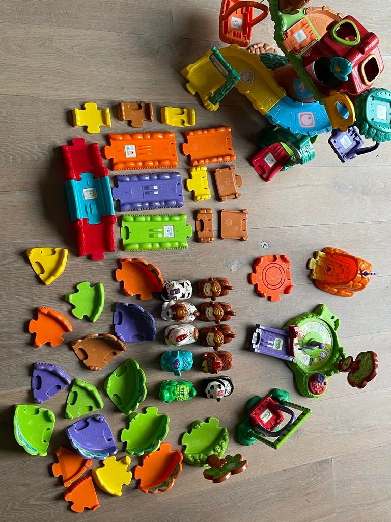 VTech Toet Toet Auto's en Zoef Zoef Dieren speelset, Kinderen en Baby's, Speelgoed | Vtech, Ophalen of Verzenden, Gebruikt, 2 tot 4 jaar
