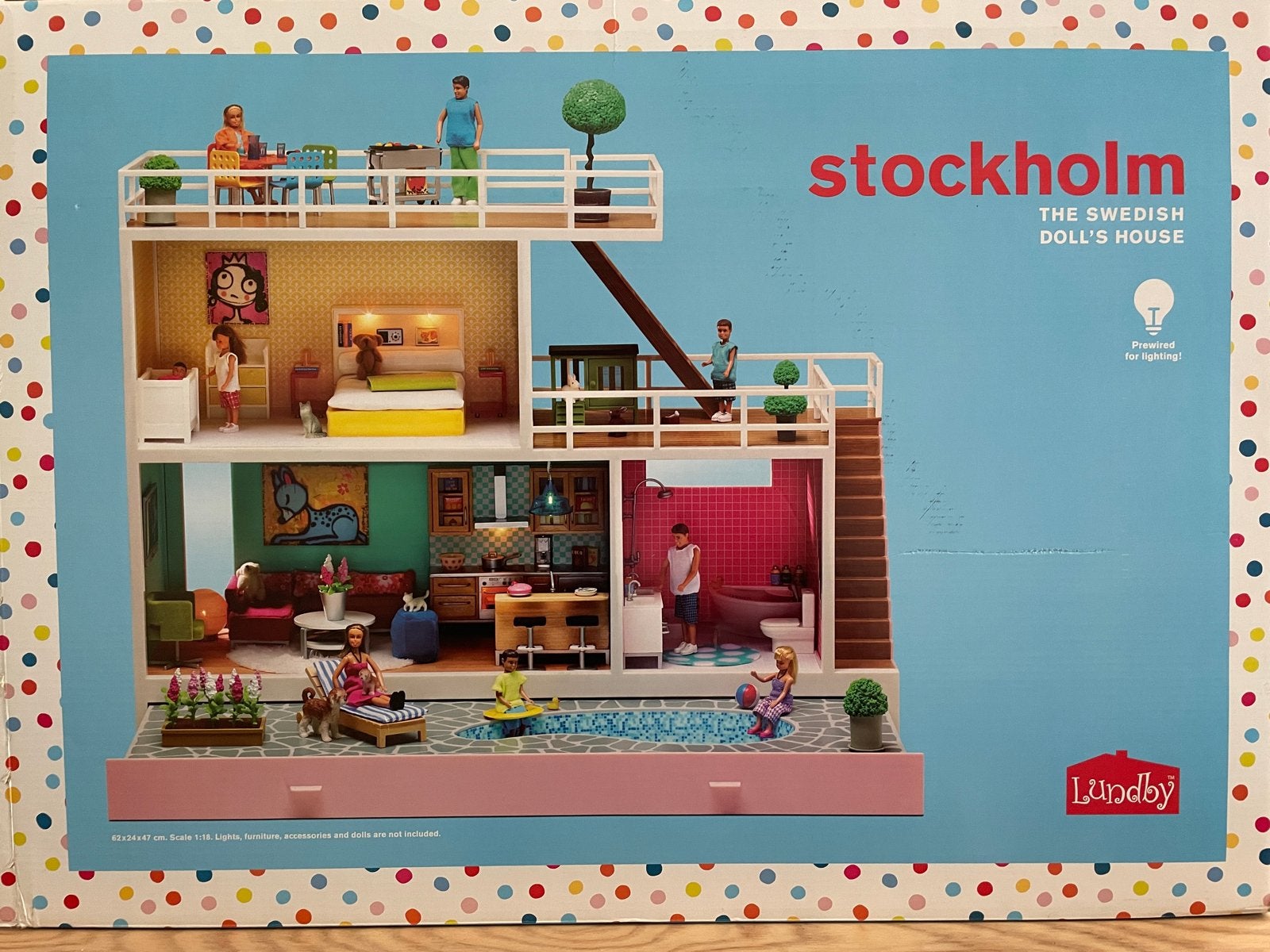 Lundby Stockholm Poppenhuis Incompleet!, Ophalen of Verzenden, Nieuw, Poppenhuis