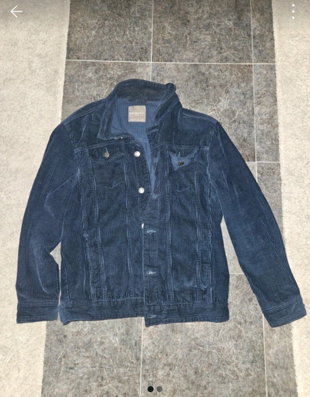 spijkerjas ribbel, Ophalen of Verzenden, Zo goed als nieuw, Blauw