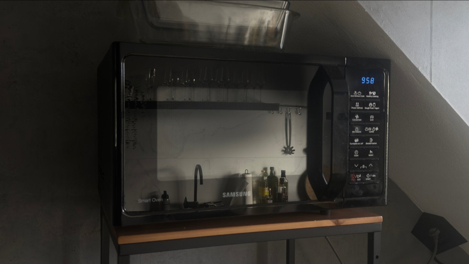 Samsung Smart Combi Magnetron, Witgoed en Apparatuur, Ophalen, Combimagnetron, Grill, Zo goed als nieuw
