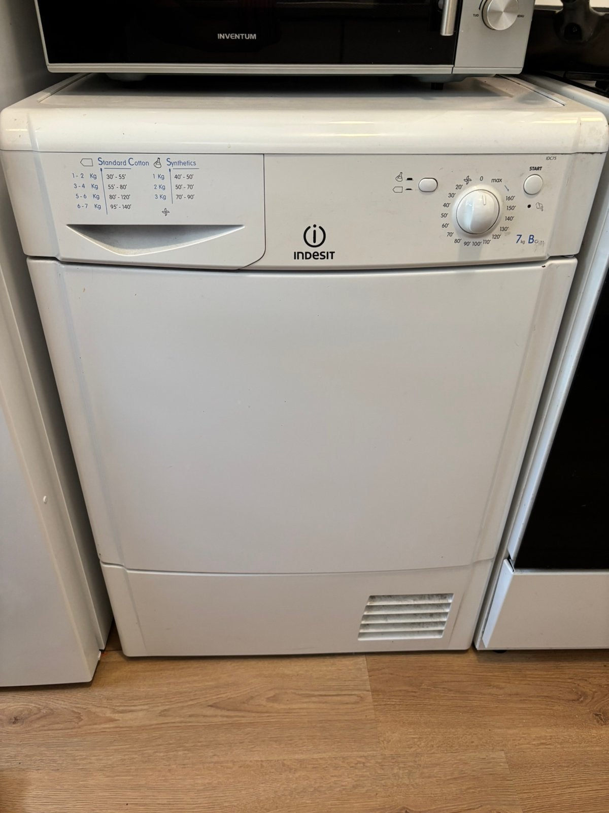Wasdroger indesit IDC75 - 6 jaar oud, Witgoed en Apparatuur, Ophalen, Zo goed als nieuw