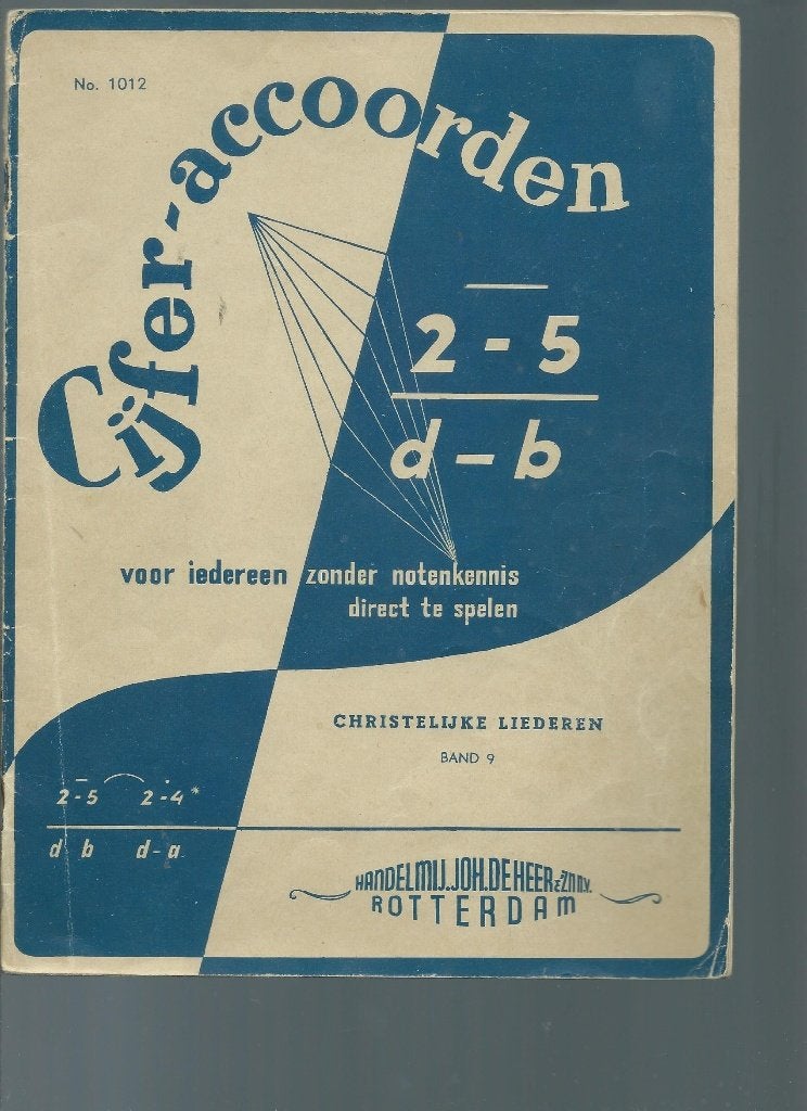 Cijferakkoorden Chr. Liederen band 9, Gebruikt, Thema, Religie en Gospel, Overige instrumenten