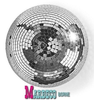 Spiegelbol, Discobal met Spiegels, 30cm excl. motor, Discobol, Nieuw, Info@marbeco.nl, BeamZ