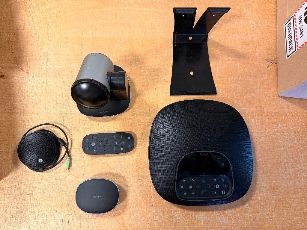 logitech group + een Microfoon voor Windows, Muziek en Instrumenten, Microfoons, Ophalen, Gebruikt, Overige typen