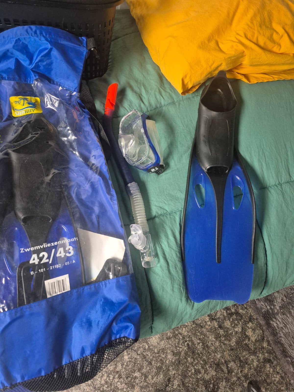 te koop snorkelset, Ophalen, Zo goed als nieuw, Heer, Sunray