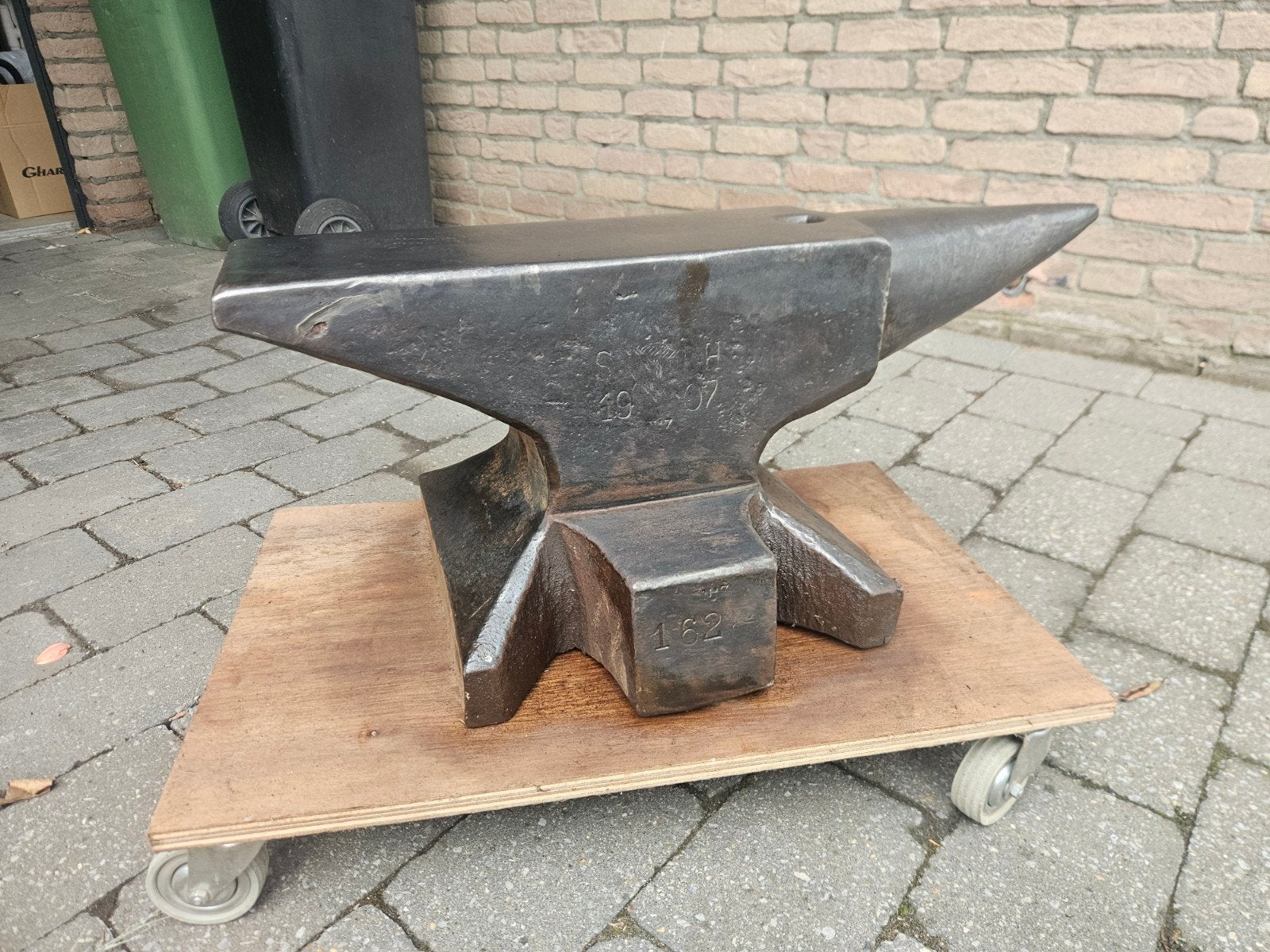 Söding & Halbach Aanbeeld 1907 - 162 kg, Antiek en Kunst, Antiek | Gereedschap en Instrumenten, Ophalen