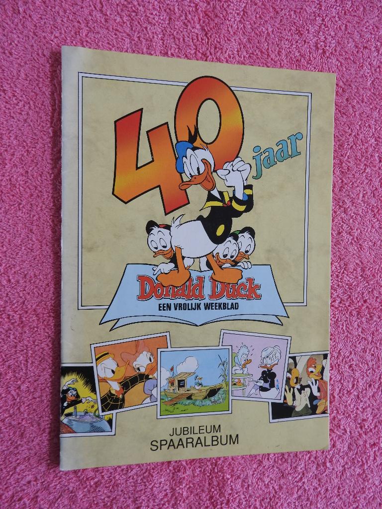 40 jaar Donald Duck - Jubileum Spaaralbum - Compleet, Eén stripboek, Ophalen of Verzenden, Gelezen
