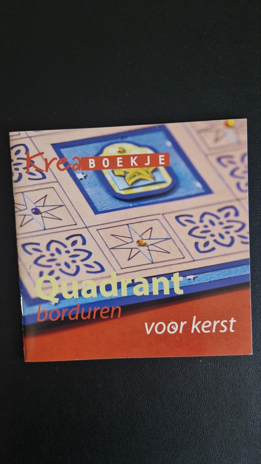 Krea Boekje - Quadrant borduren voor kerst (Gerda Perik), Ophalen of Verzenden, Patroon
