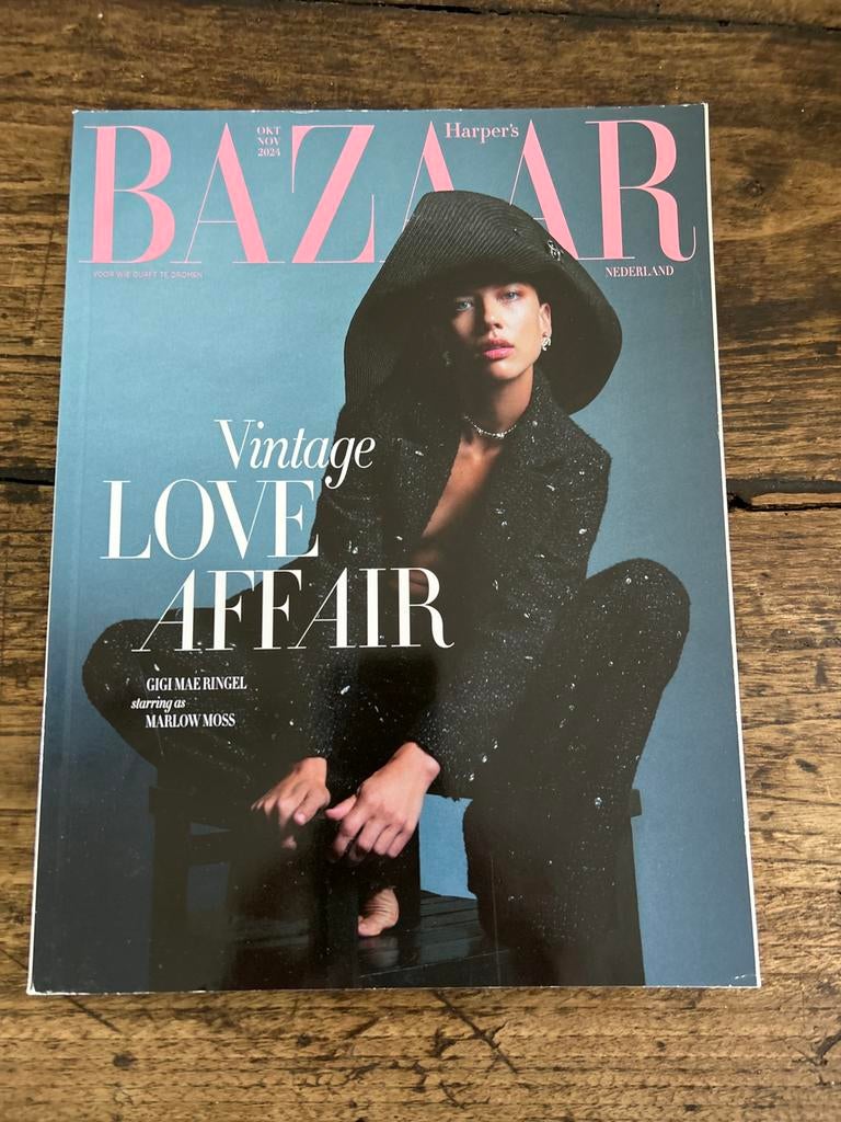 Harper's Bazaar Nederland - Okt/Nov 2024 - Vintage Love Affa, Ophalen of Verzenden, Zo goed als nieuw, Glossy