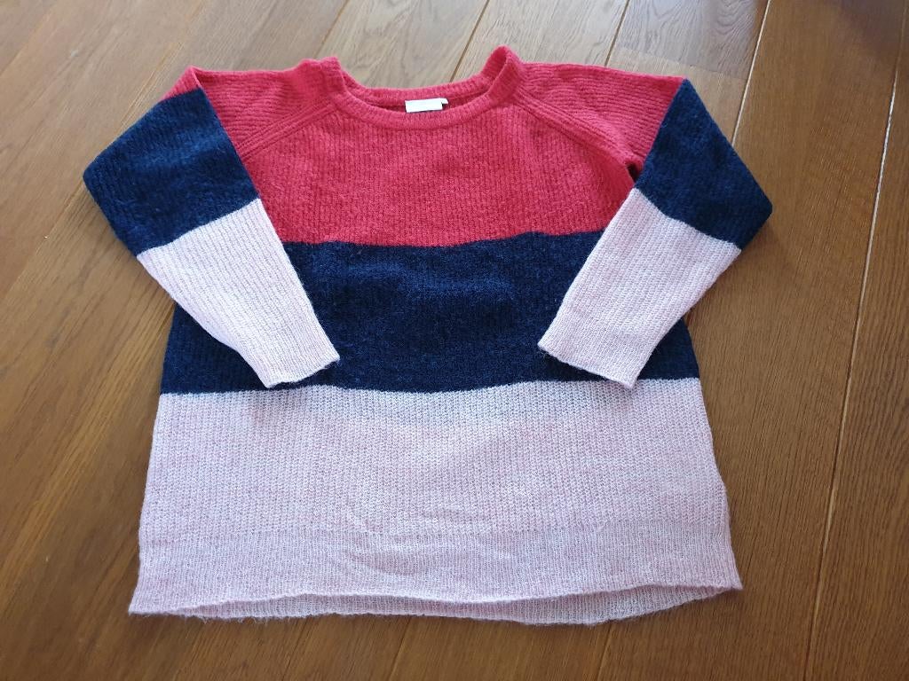 Rood/blauw/roze trui, Kaffe, maat L, Kaffe, Maat 42/44 (L), Nieuw, Ophalen of Verzenden