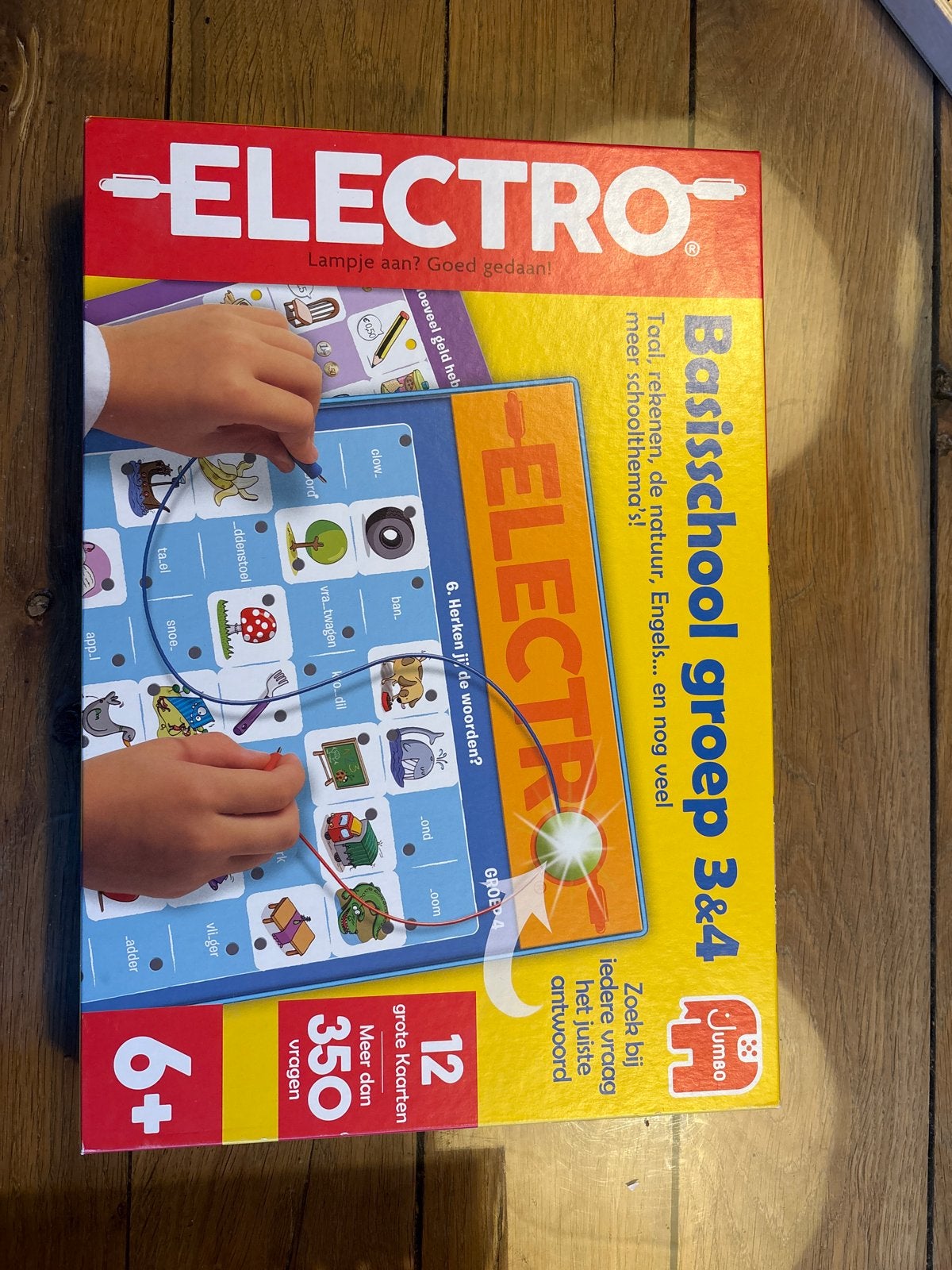 Jumbo Electro Basisschool Groep 3 & 4 Educatief Spel, Ophalen, Gebruikt, Taal en Lezen, Met licht