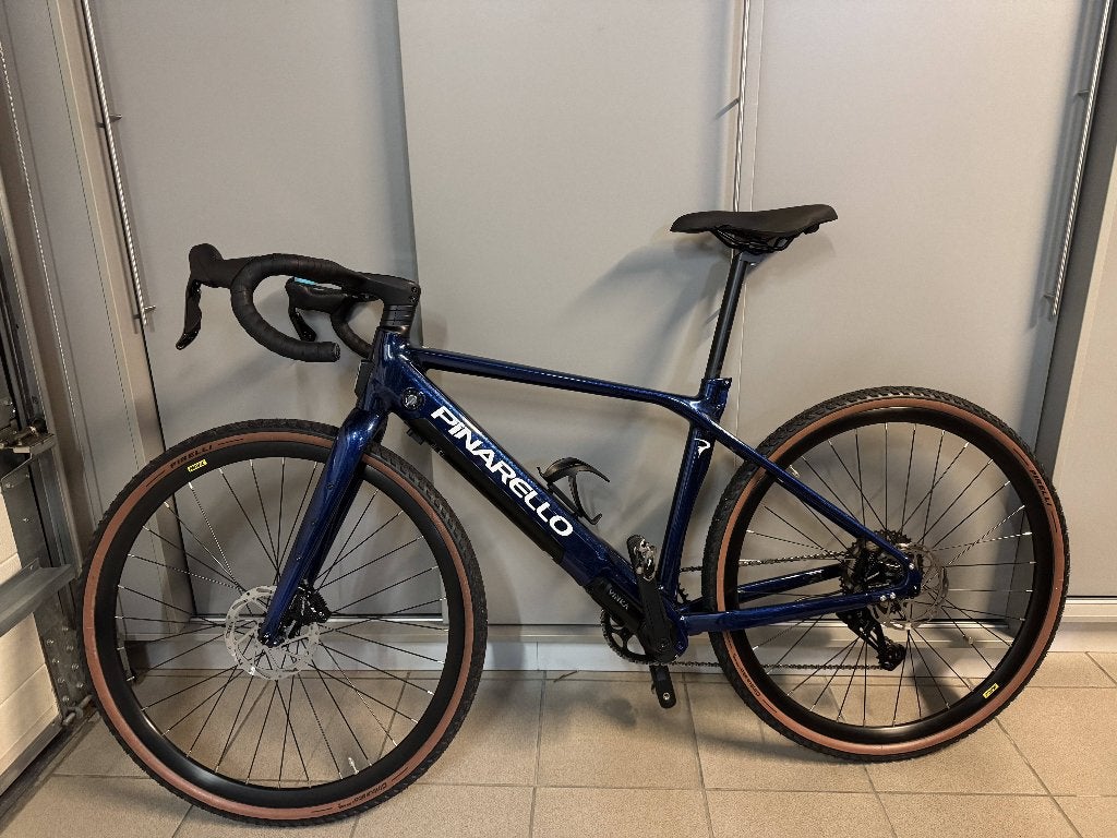 Pinarello E-Gravel, Fietsen en Brommers, 10 tot 15 versnellingen, Heren, Aluminium, Zo goed als nieuw