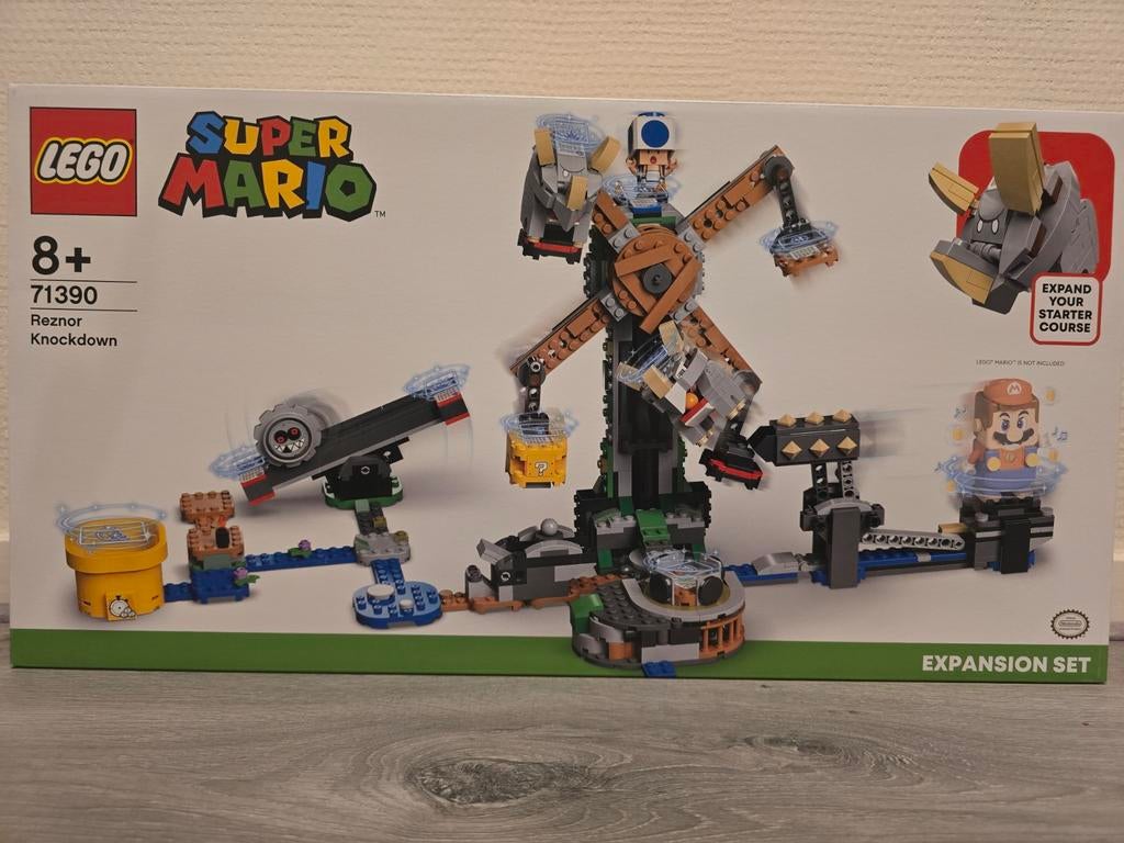 Lego super mario set 71390 ruzie met Reznors nieuw, Ophalen of Verzenden, Nieuw