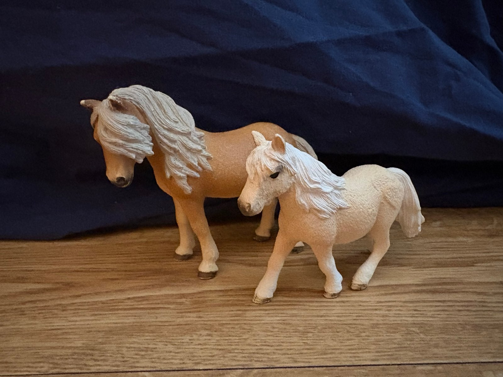 Schleich paarden set - shetland & ijsland merries, Ophalen of Verzenden, Zo goed als nieuw