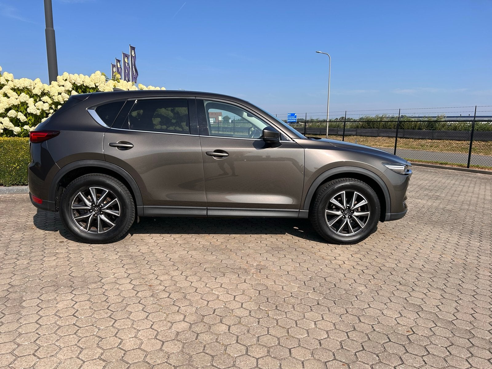 Mazda CX-5 2.0 Skyactiv-g 165pk 2WD Aut 2019 Bruin, Auto's, Mazda, 1998 cc, Achterwielaandrijving, Zwart, 4 cilinders
