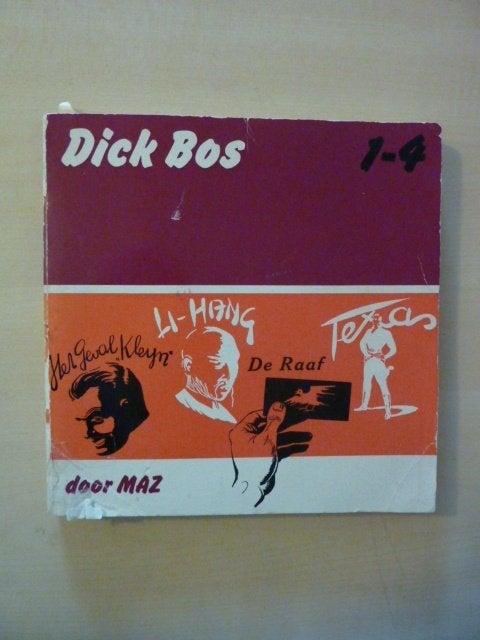 Alfred Mazure - Dick Bos 1-4, Boeken, Verzenden, Gelezen