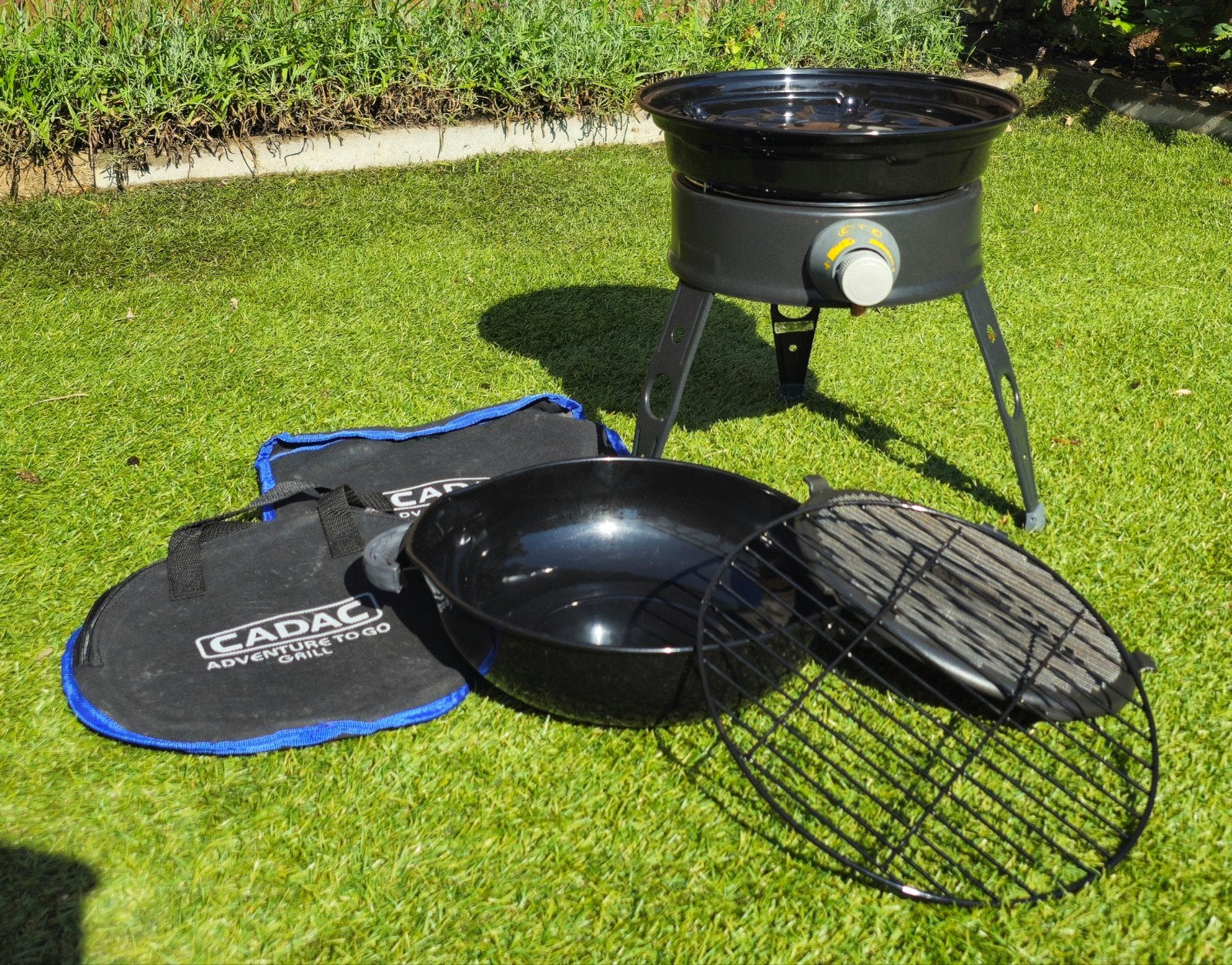 Cadac safari gas bbq, Caravans en Kamperen, Ophalen, Gebruikt