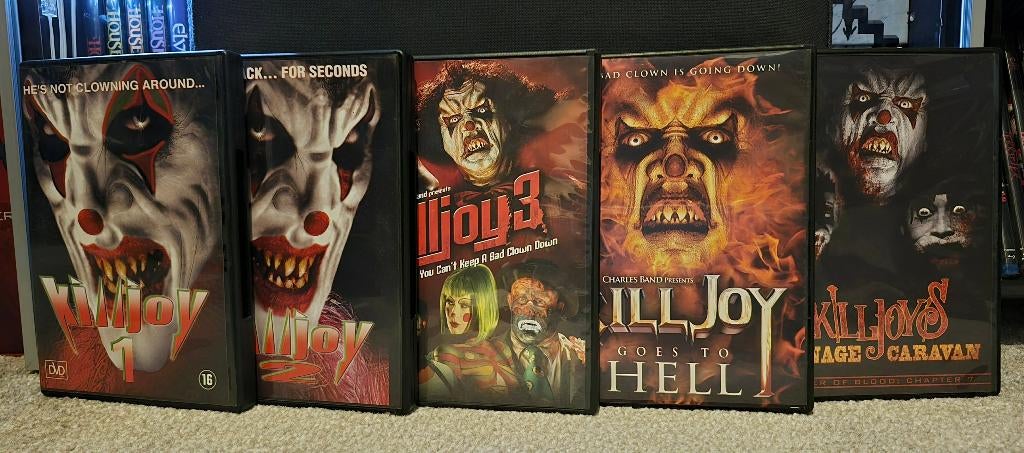 Killjoy 1-4 & 6 Collection - Full Moon (2000-2019), Cd's en Dvd's, Vanaf 16 jaar, Ophalen of Verzenden, Zo goed als nieuw, Monsters