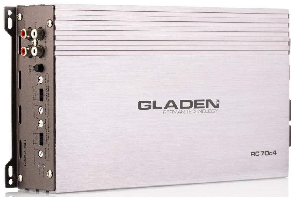 GLADEN RC 70c4BT Bluetooth 4-Kanaals Versterker (420W-RMS).., Auto diversen, ., Ophalen of Verzenden, Zo goed als nieuw, .
