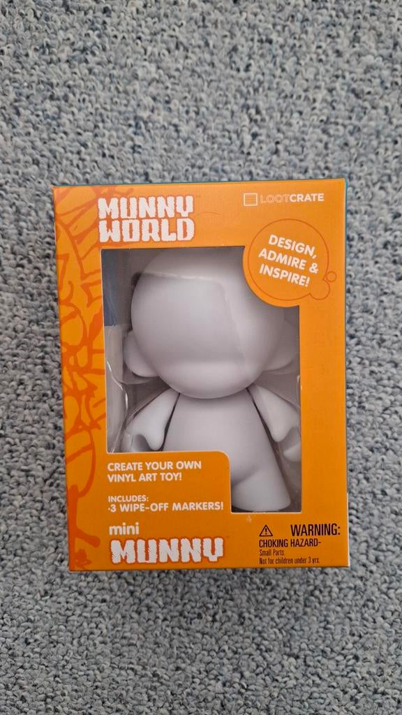 Lootcrate x Munny World diy toy van kidrobot (nieuw), Ophalen of Verzenden, Nieuw