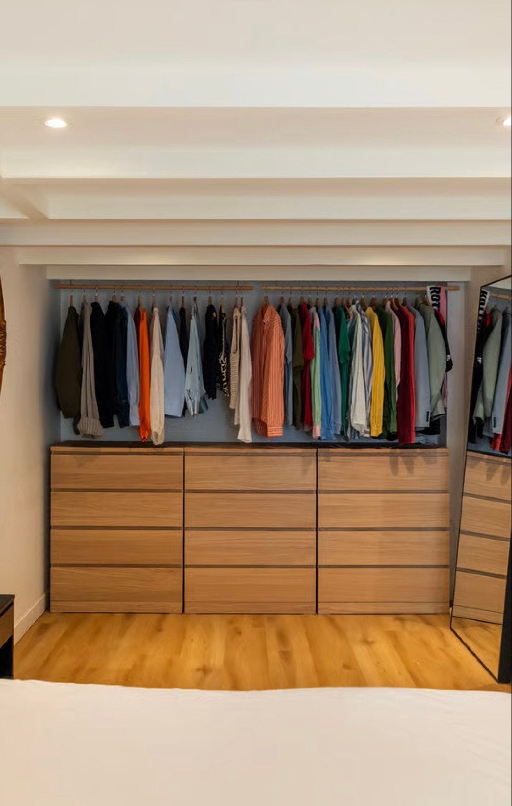Ikea Malm ladekasten eikenfineer - 4 lades, Ophalen, 100 tot 150 cm, Eikenhout, 50 tot 100 cm