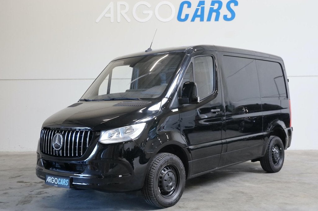 Mercedes-Benz Sprinter 211 CDI L1/H1 NAP ZWART CLIMA CRUISE, Auto's, Stof, Gebruikt, 4 cilinders, Zwart