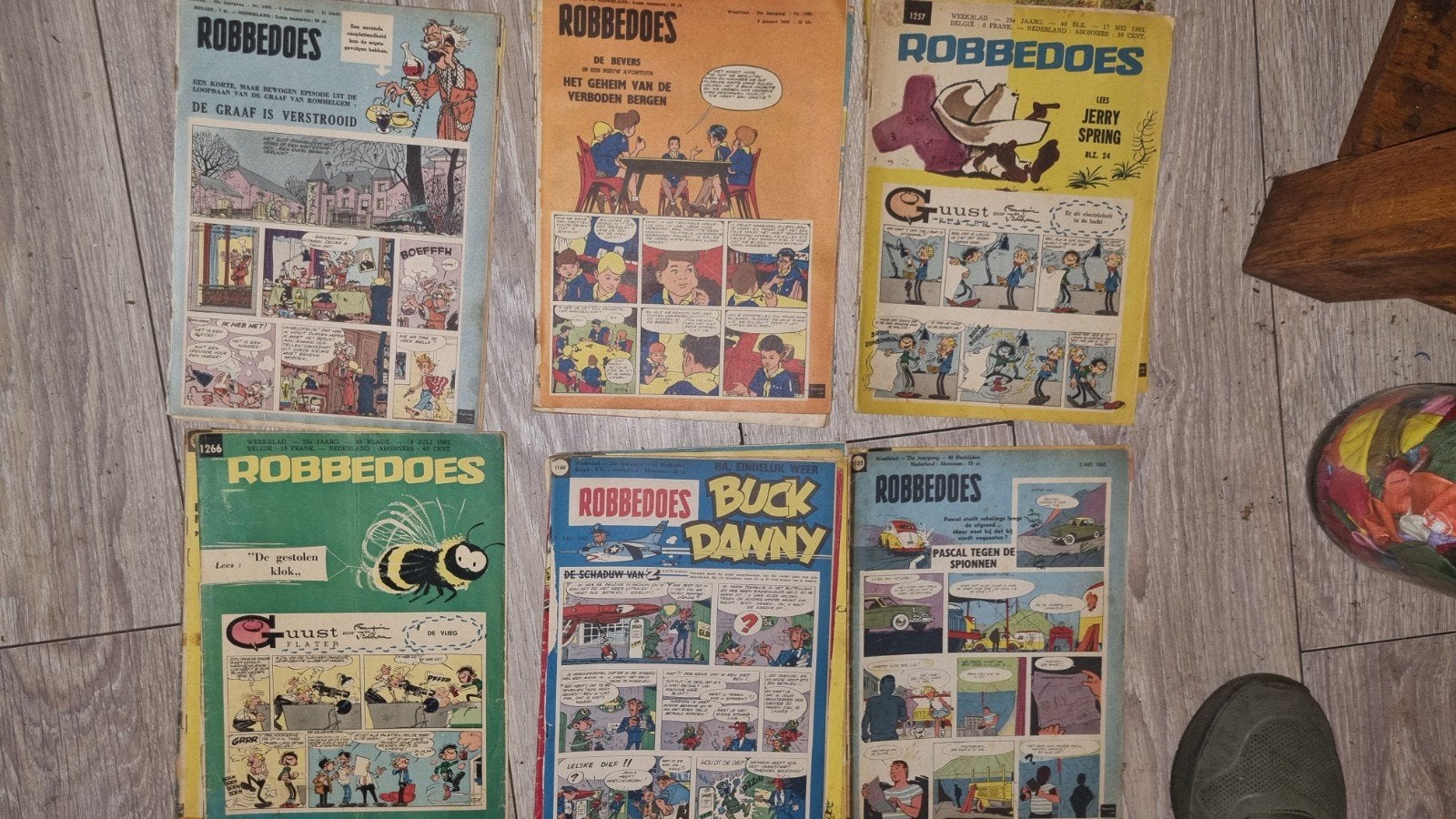 Ca 30 Robbedoes comics van 1959 tm 1962, Boeken, Strips | Comics, Meerdere comics, Ophalen of Verzenden, Gelezen, Europa