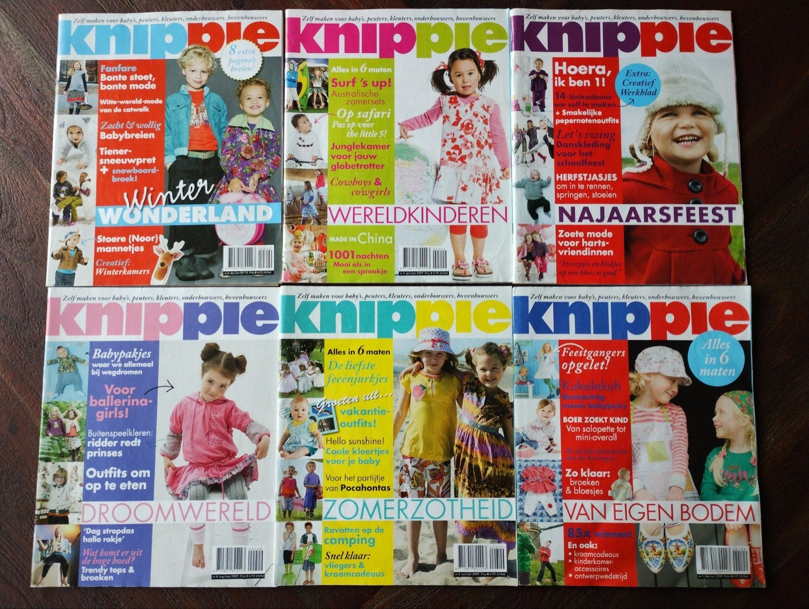 6 keer knippie. Kleding maken het hele jaar rond, Ophalen of Verzenden, Gebruikt