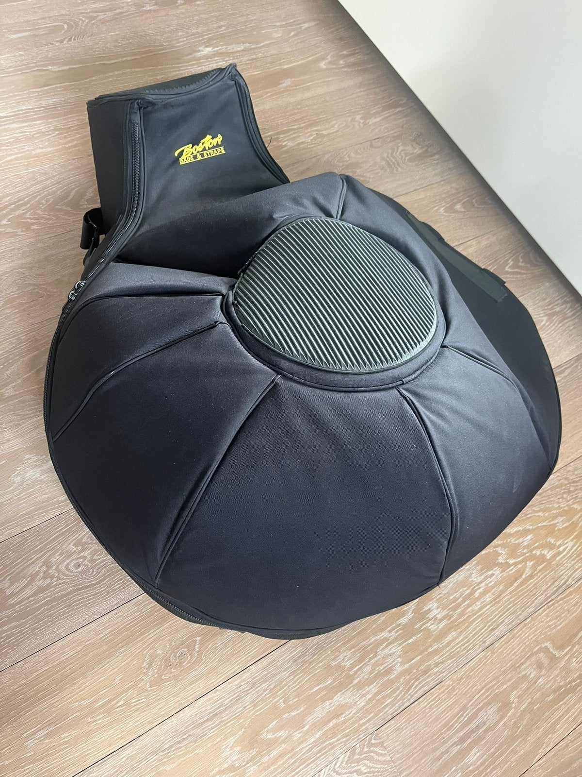 Boston GB- Sous zwart cordura rugzak voor vervoer Sousafoon, Ophalen of Verzenden, Zo goed als nieuw, Overige soorten, Met koffer of draagtas