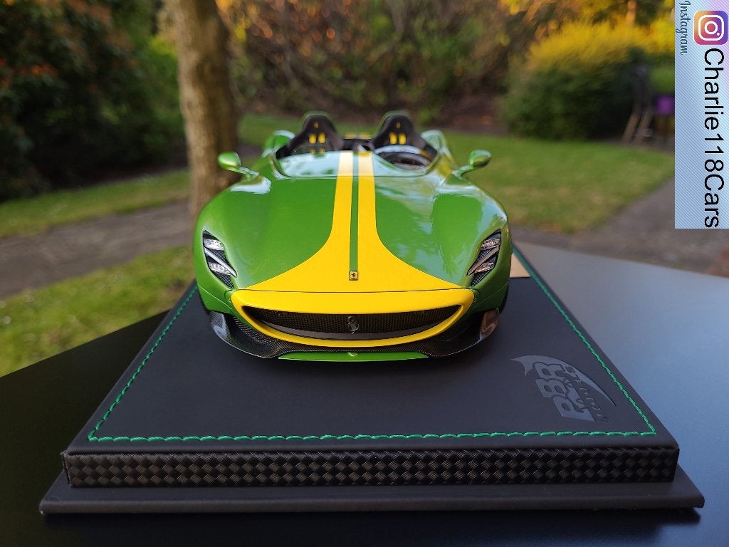 BBR 1/18 Ferrari Monza SP2 – Maigruen Mica, Ophalen of Verzenden, Nieuw, Overige merken