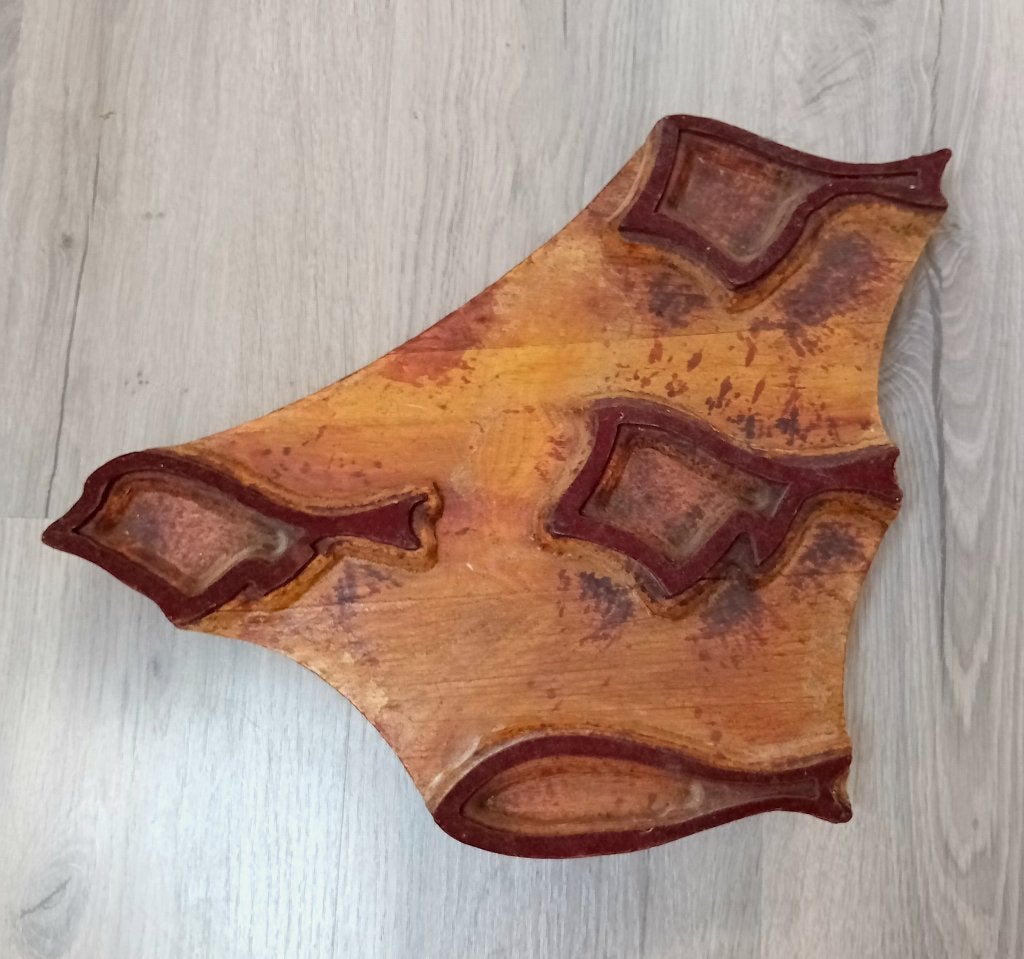 textielstempel met 4 vissen, Verzenden