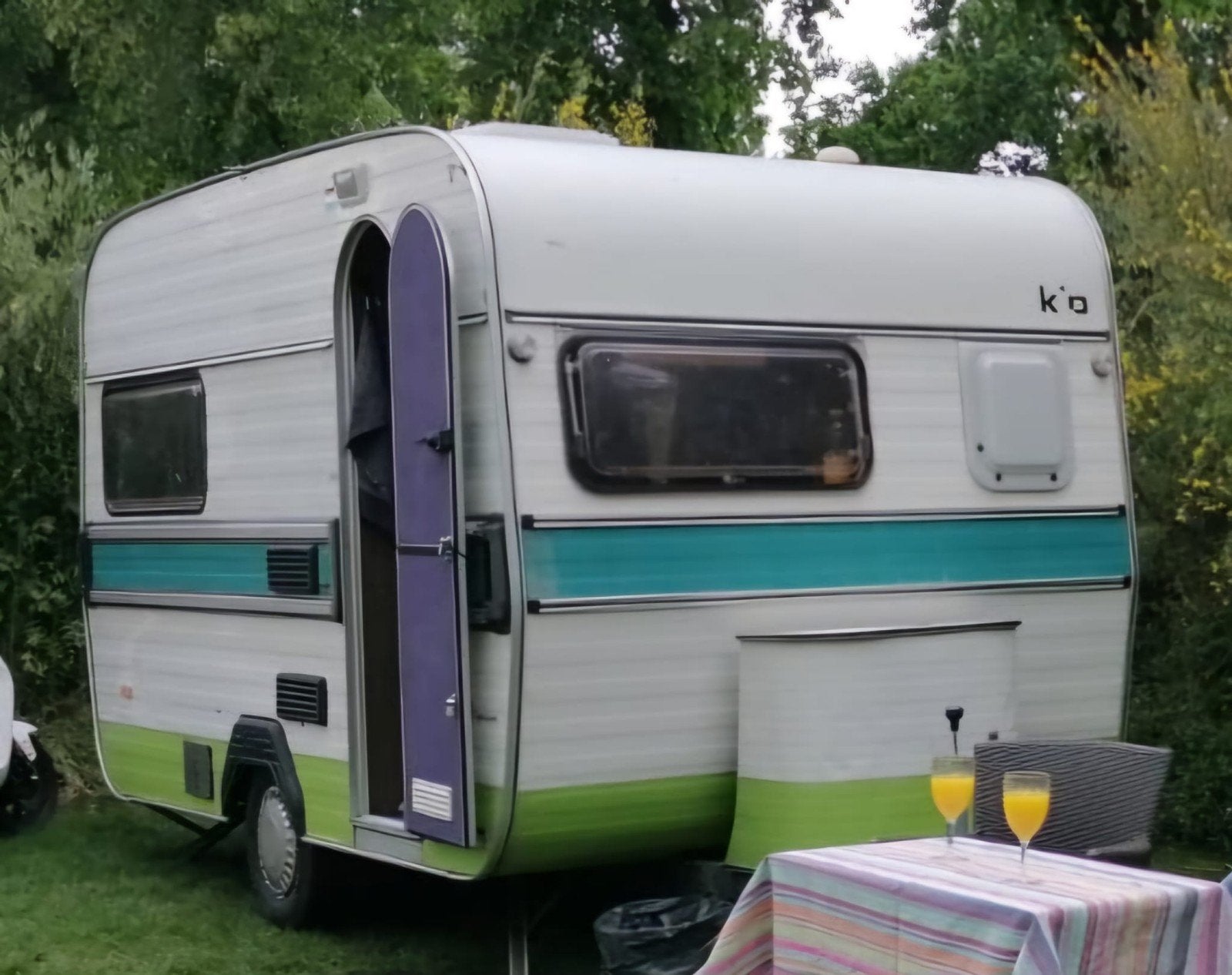 Vintage Kipcaravan 1980, Rondzit, Kip, Particulier, 500 - 750 kg
