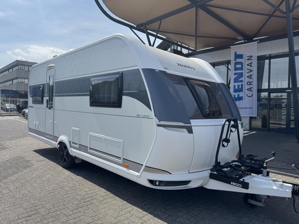 Hobby De Luxe 540 UL 2023 MOVER + VOORTENT!!!!, Caravans en Kamperen, Caravans, Schokbreker, Standaardzit, Hobby, Overige typen