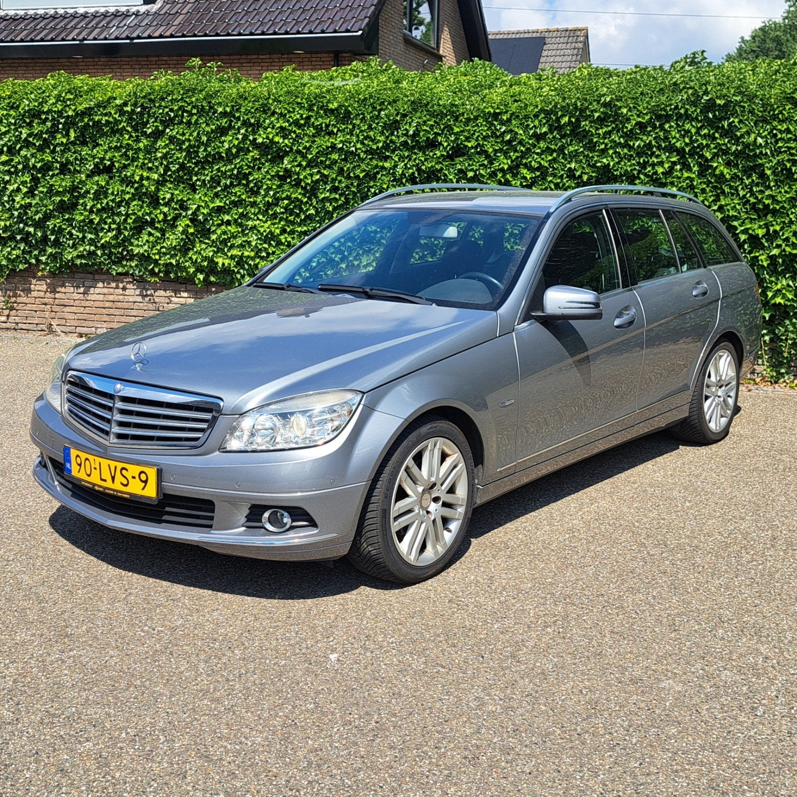 Mercedes-Benz C-Klasse 1.8 C180 CGI Estate AUT 2010 Grijs, Auto's, Mercedes-Benz, Achterwielaandrijving, 1800 kg, 1796 cc, Origineel Nederlands